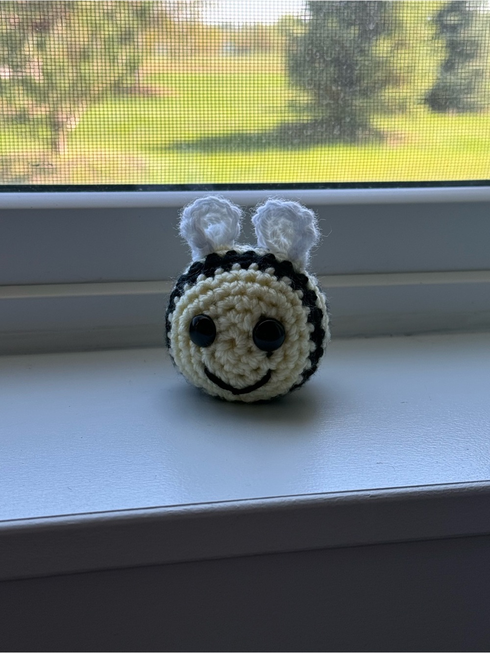 Handmade Crochet Bee Plush - Yellow & Black